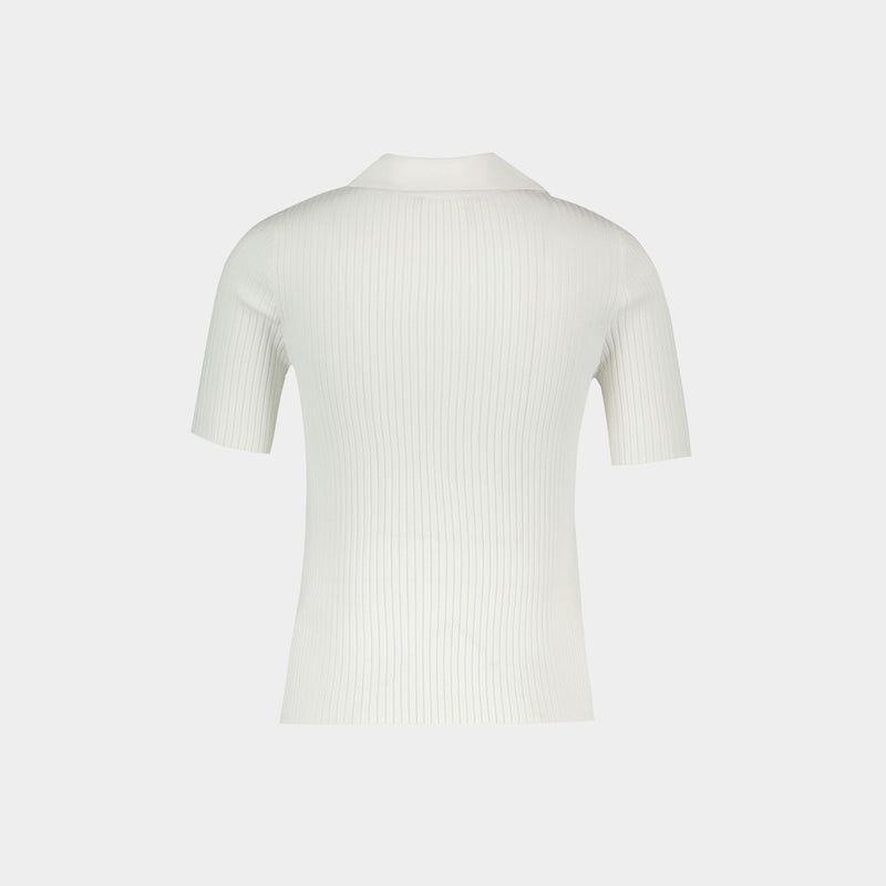 Signature Polo - Courreges - Cotton - White