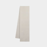 Ac Ribbed Scarf - Courreges - Wool - Neutral