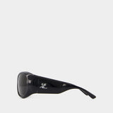 Hybrid 01 Sunglasses - Courreges - Acetate - Black