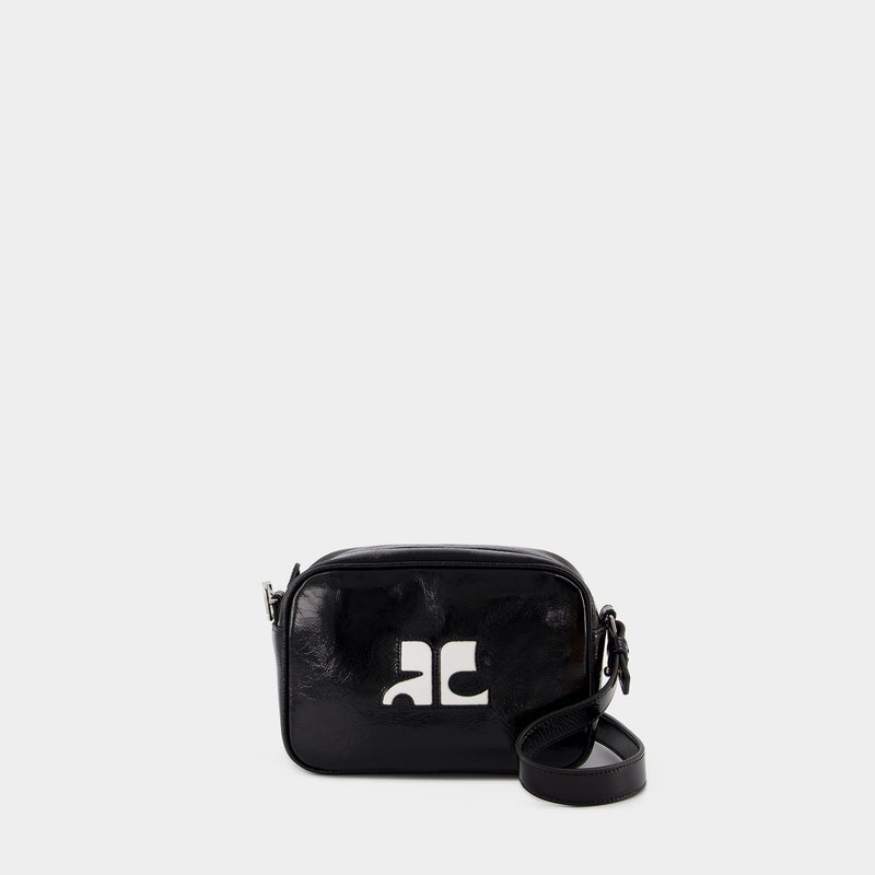 Reedition Camera Crossbody - Courreges - Leather - Black