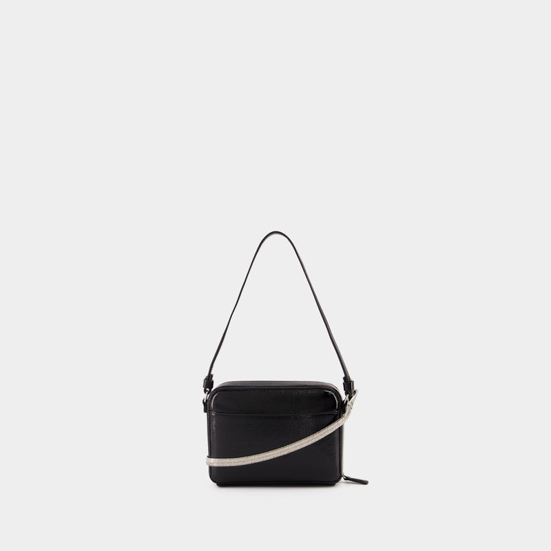 Cloud Chained Naplack Purse - Courreges - Leather - Black