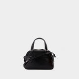 Reedition Bowling Bag - Courreges - Leather - Black