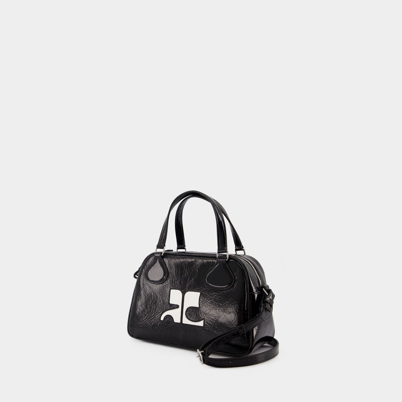 Reedition Bowling Bag - Courreges - Leather - Black