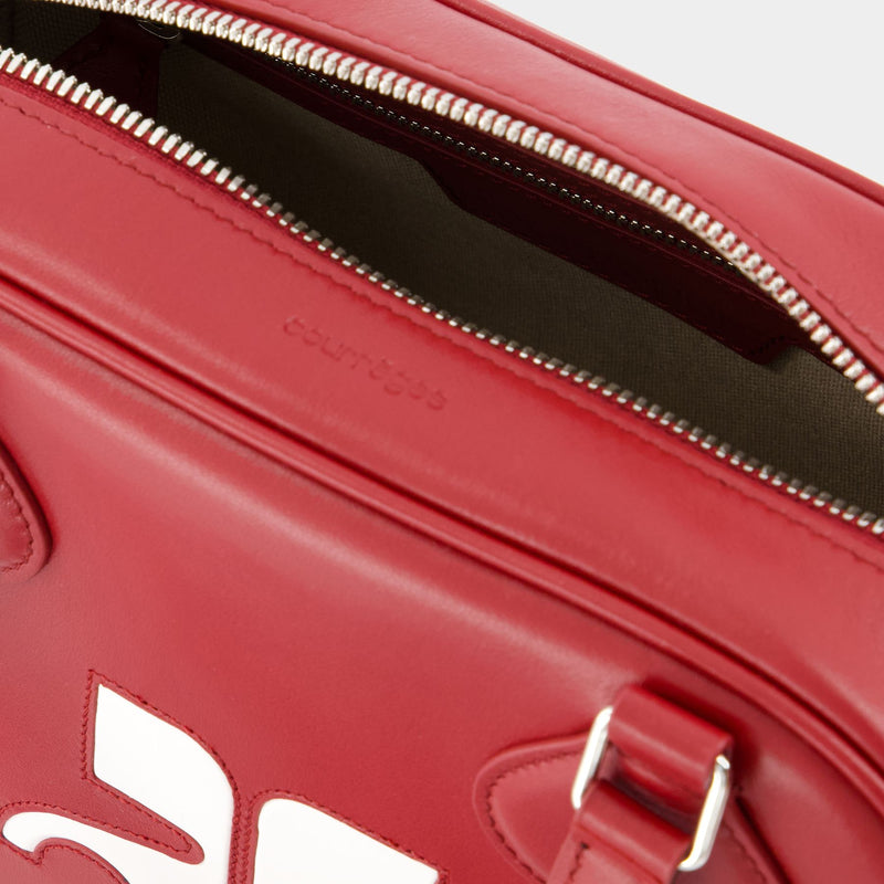 Reedition Bowling Bag - Courreges - Leather - Red