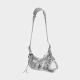 Cagole Shoulder Xs Bag - Balenciaga -  Silver - Leather