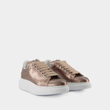 Oversized Sneakers - Alexander McQueen - Leather - Beige