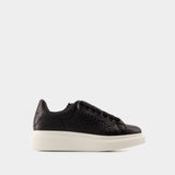 Oversized Sneakers - Alexander McQueen - Leather - Black