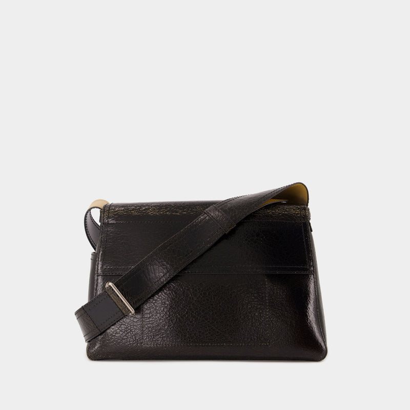 Slouch Shoulder Bag - Alexander McQueen - Leather - Black