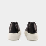 Oversized Sneakers - Alexander McQueen - Leather - Black