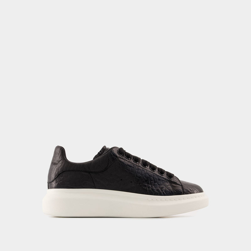 Oversized Sneakers - Alexander McQueen - Leather - Black