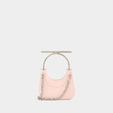 Mini Cross Bar Purse - Alexander McQueen - Leather - Pink