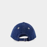 Red Adc Cap - AMI Paris - Cotton - Blue