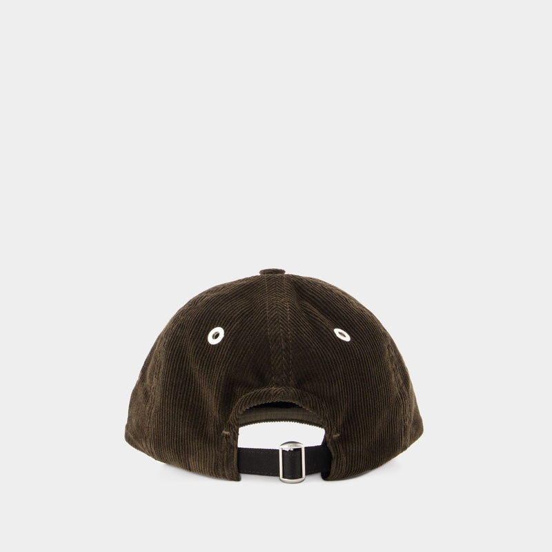 Tonal Adc Cap - AMI Paris - Cotton - Brown