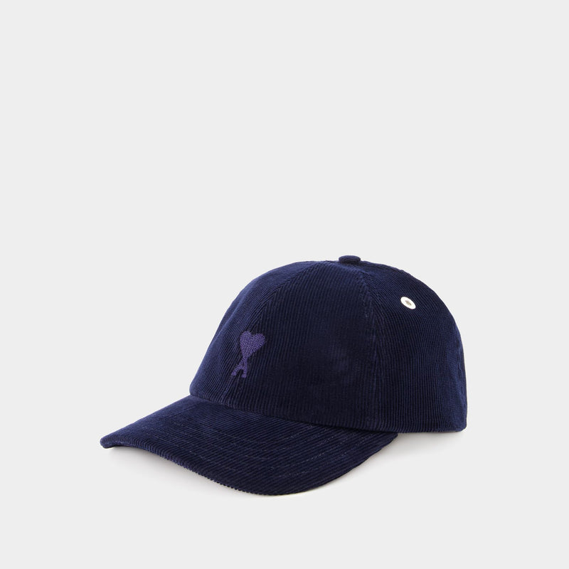 Tonal Adc Cap - AMI Paris - Cotton - Blue