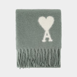 Adc Oversize Scarf - AMI Paris - Wool - Beige