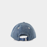 Red Adc Cap - AMI Paris - Cotton - Blue