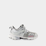 Track Sneakers - Balenciaga - Synthetic - Silver/White/Black