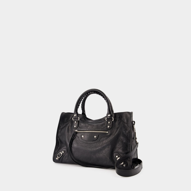 Le City M Purse - Balenciaga - Leather - Black