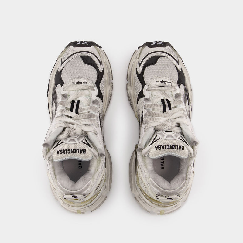 Runner Sneakers - Balenciaga - Synthetic - White/Black