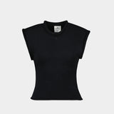 Tank Top - Courreges - Cotton - Black