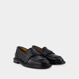 Loafers - Maison Kitsune - Leather - Black