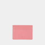 Cloud Cardholder - Maison Kitsune - Leather - Pink