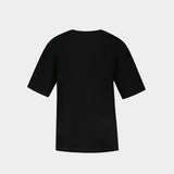 Oversize T-Shirt - Maison Kitsune - Cotton - Black