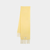 L'écharpe Carro Scarf - Jacquemus - Wool - Yellow