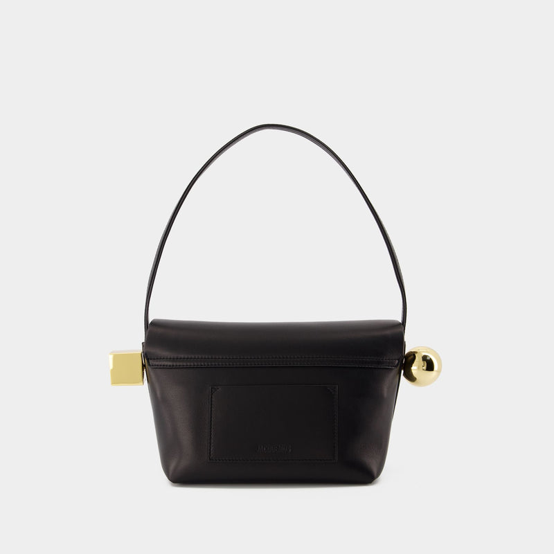 Le Rond Carre Bag - Jacquemus - Leather - Black