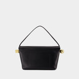 Le Grand Rond Carre Bag - Jacquemus - Leather - Black