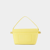 Le Grand Rond Carre Bag - Jacquemus - Leather - Light Yellow