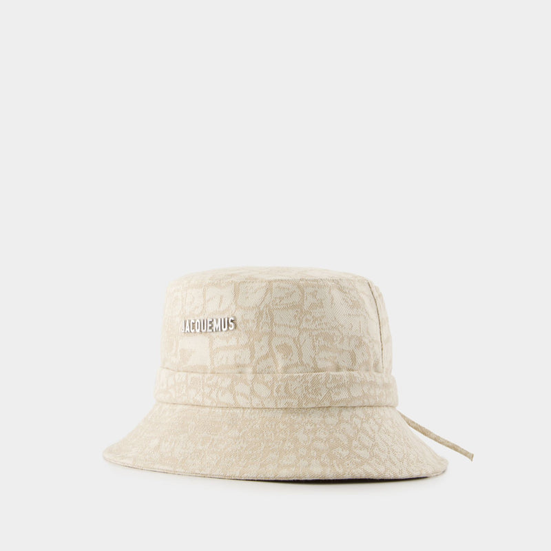 Le Bob Gadjo Bucket Hat - Jacquemus - Cotton - Beige