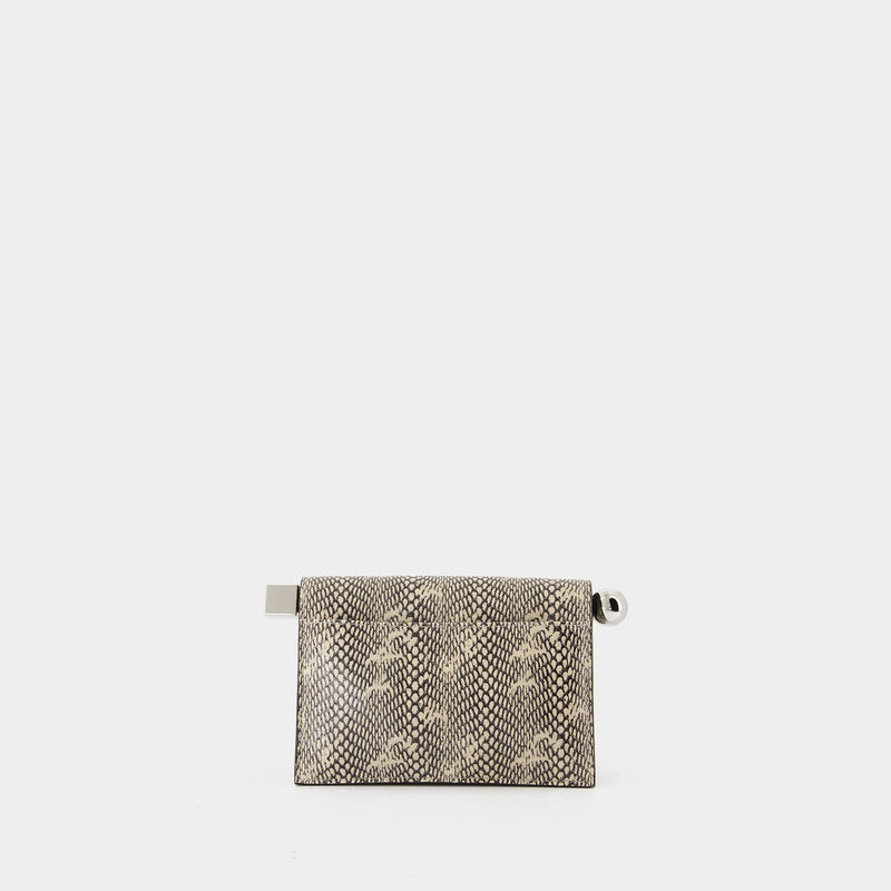 La Petite Pochette Rond Carré - Jacquemus - Leather - Animal print