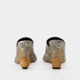 Les Mules Bisou - Jacquemus - Leather - Animal print