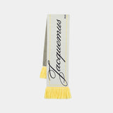 L'echarpe Liga Scarf - Jacquemus - Wool - Yellow