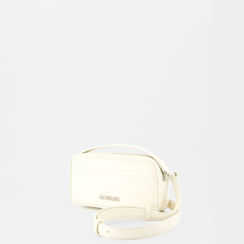 Le Baneto Crossbody - Jacquemus - Leather - White