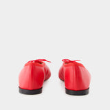 Lilouh ballerinas - Marine Serre - Leather - Red