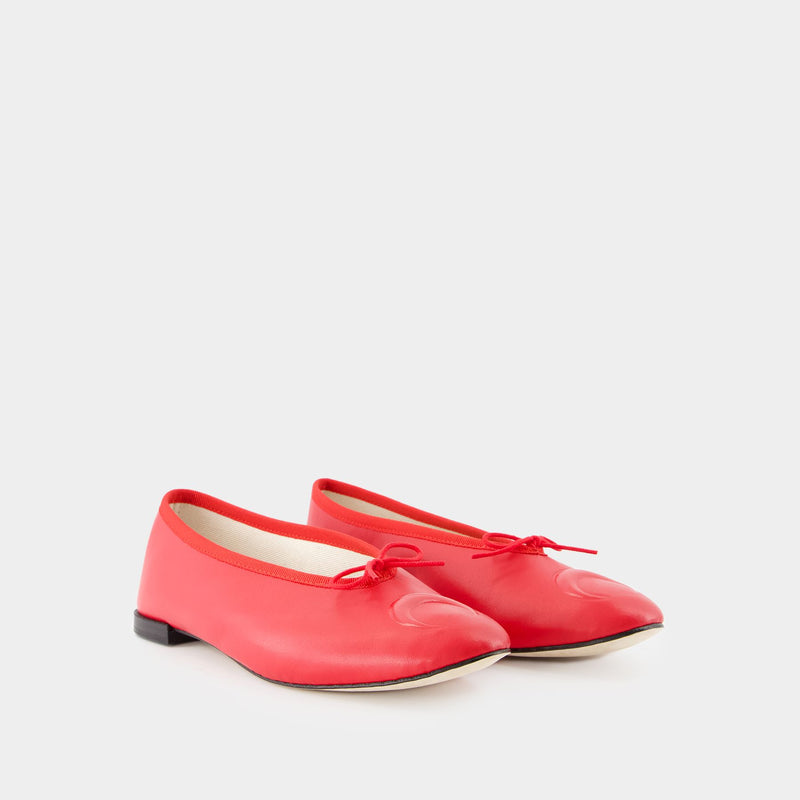 Lilouh ballerinas - Marine Serre - Leather - Red