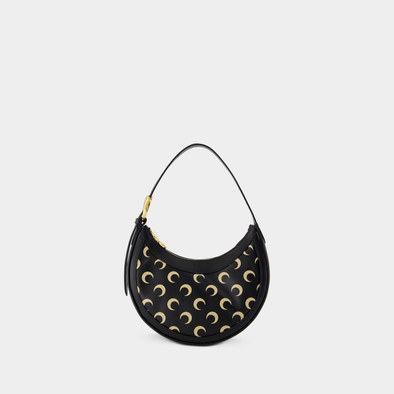 Aom Screenprint Eclips Mini Bag - Marine Serre - Leather - Black