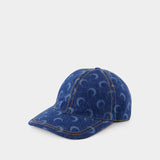 Moon Laser Cap - Marine Serre - Cotton - Light Blue