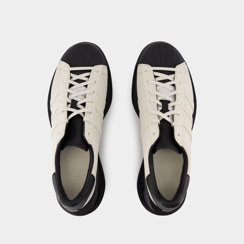 Gendo Superstar Sneakers - Y-3 - Leather - White