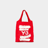 Shopper Bag - Y-3 - Synthetic - Red