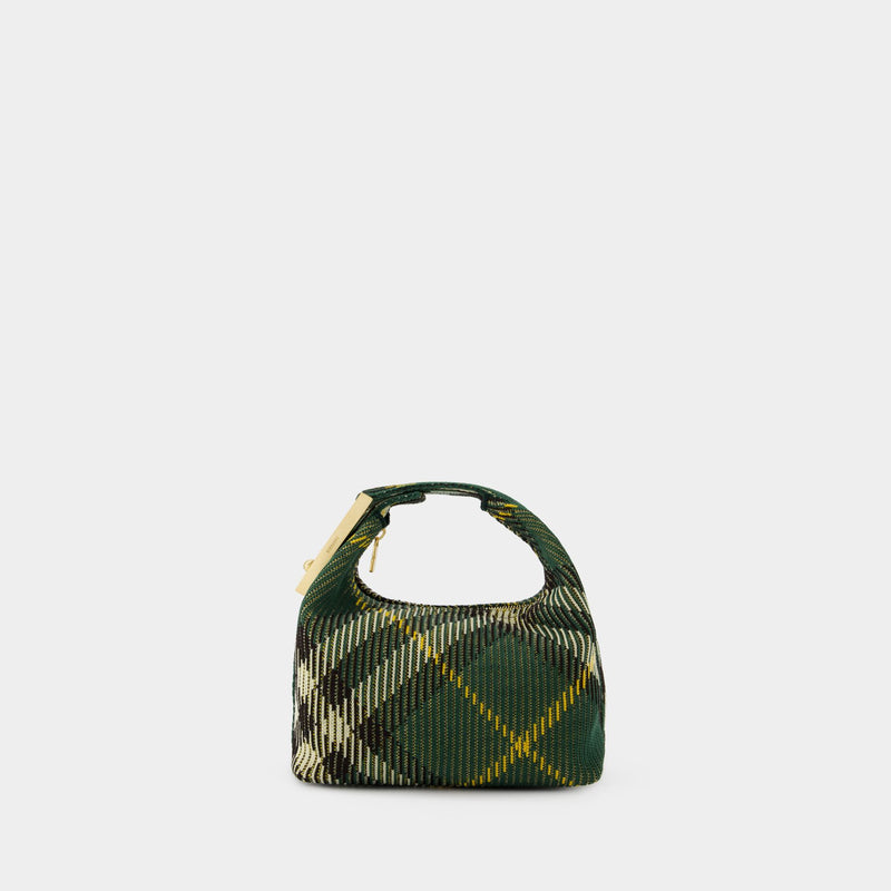 Mini Peg Purse - Burberry - Nylon - Green