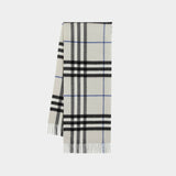 Mu Giant Check Scarf - Burberry - Cashmere - Neutral