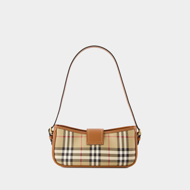 Sling Purse - Burberry - Synthetic Leather - Briar Brown