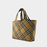 London Shopper Bag - Burberry - Cotton - Beige