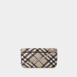 Bin Wallet On Chain - Burberry - Synthetic Leather - Neutral