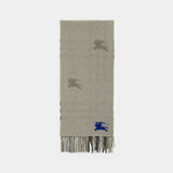 Ekd Giant Check Scarf - Burberry - Cashmere - Neutral