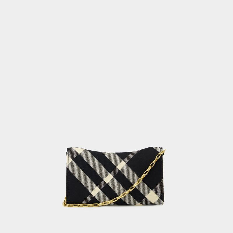 Rocking Horse Wallet On Chain - Burberry - Synthetic - Black