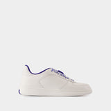 Terrace Sneakers - Burberry - Leather - White